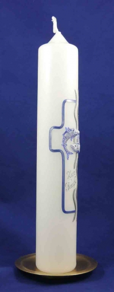 Taufkerze Nr. 303-20647 blau