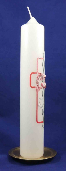 Taufkerze Nr. 303-20647 rot