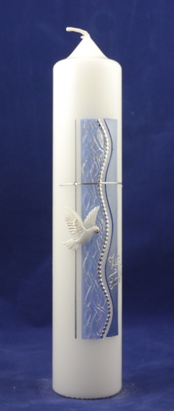 Taufkerze Nr. 303-20683 blau