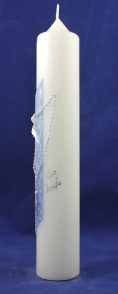 Taufkerze Nr. 303-20696 blau