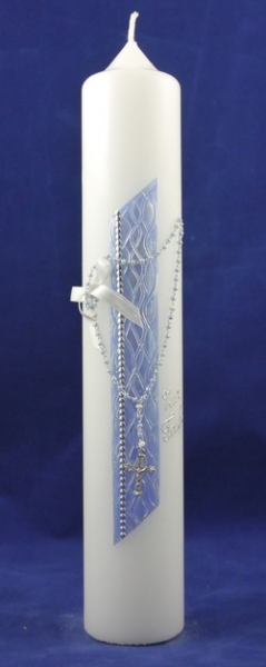Taufkerze Nr. 303-20696 blau