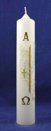 Taufkerze Nr. 303-20452 blau